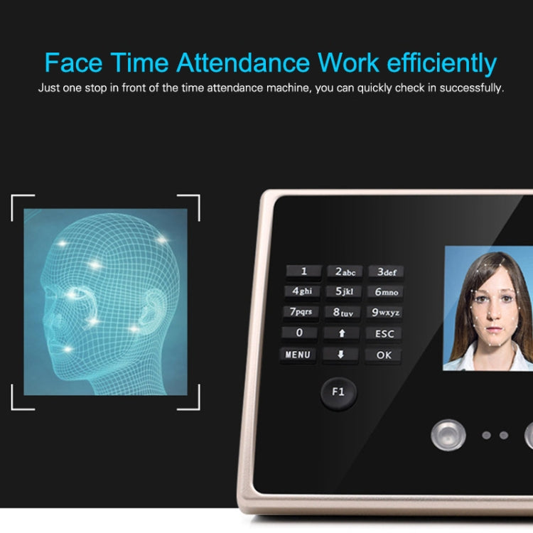 FA02 Face Recognition Fingerprint Time Attendance Machine - free shipping - PMC TechLife - Order now!