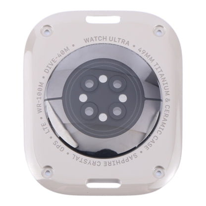 For Apple Watch Series Ultra 1/ 2 49mm Original Rear Housing Glass Cover(Silver) - Back Cover by PMC Jewellery | Online Shopping South Africa | PMC Jewellery