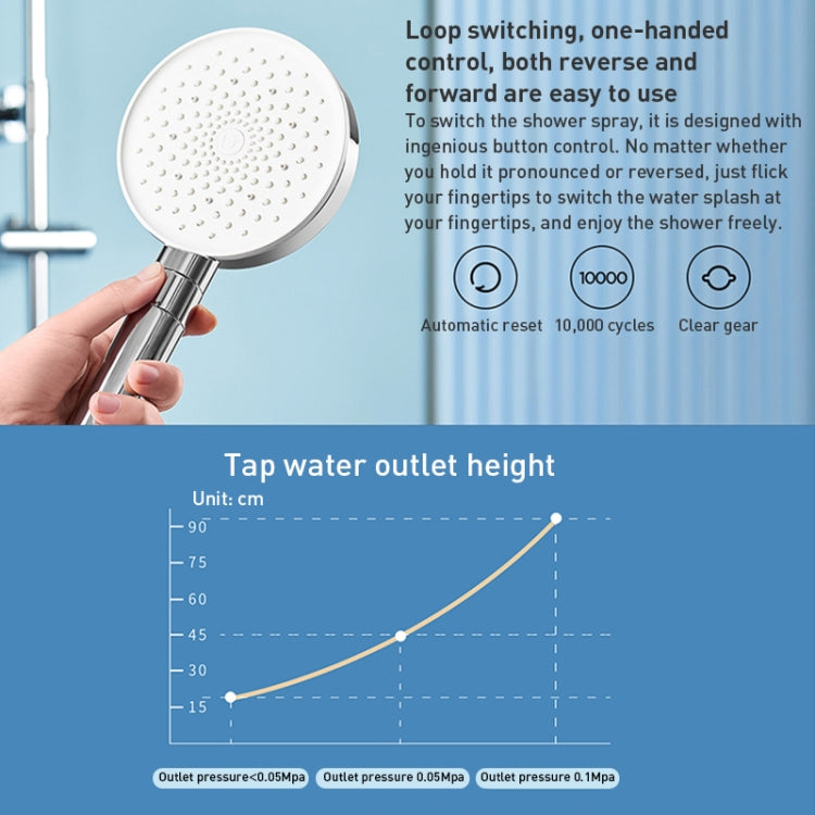 Original Xiaomi Mijia Bath Pressurized Handheld Shower Spray Lotus Head - Shower Head by Xiaomi | Online Shopping South Africa | PMC Jewellery | Buy Now Pay Later Mobicred