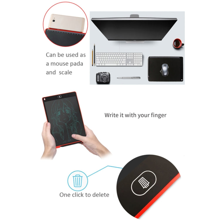 Portable 12 inch LCD Writing Tablet Drawing Graffiti Electronic Handwriting Pad Message Graphics Board Draft Paper with Writing Pen(Green) -  by PMc TechLife | Online Shopping South Africa | PMc TechLife | Buy Now Pay Later Mobicred