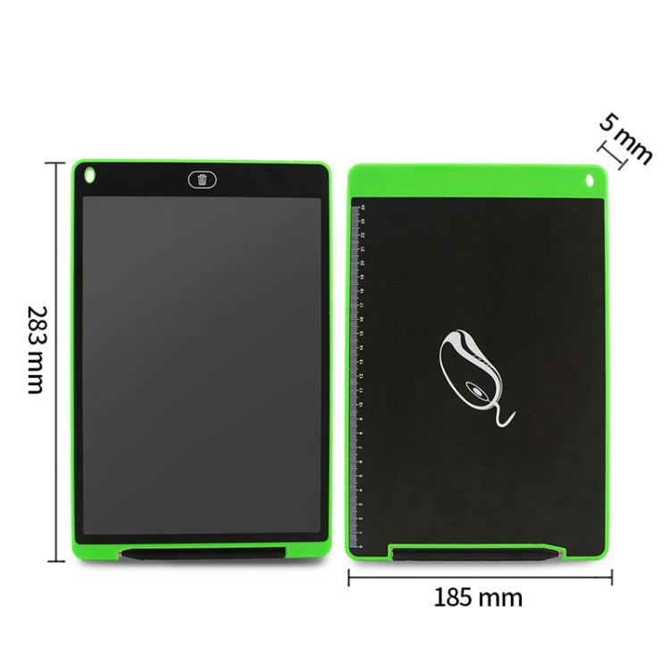 Portable 12 inch LCD Writing Tablet Drawing Graffiti Electronic Handwriting Pad Message Graphics Board Draft Paper with Writing Pen(Green) -  by PMc TechLife | Online Shopping South Africa | PMc TechLife | Buy Now Pay Later Mobicred