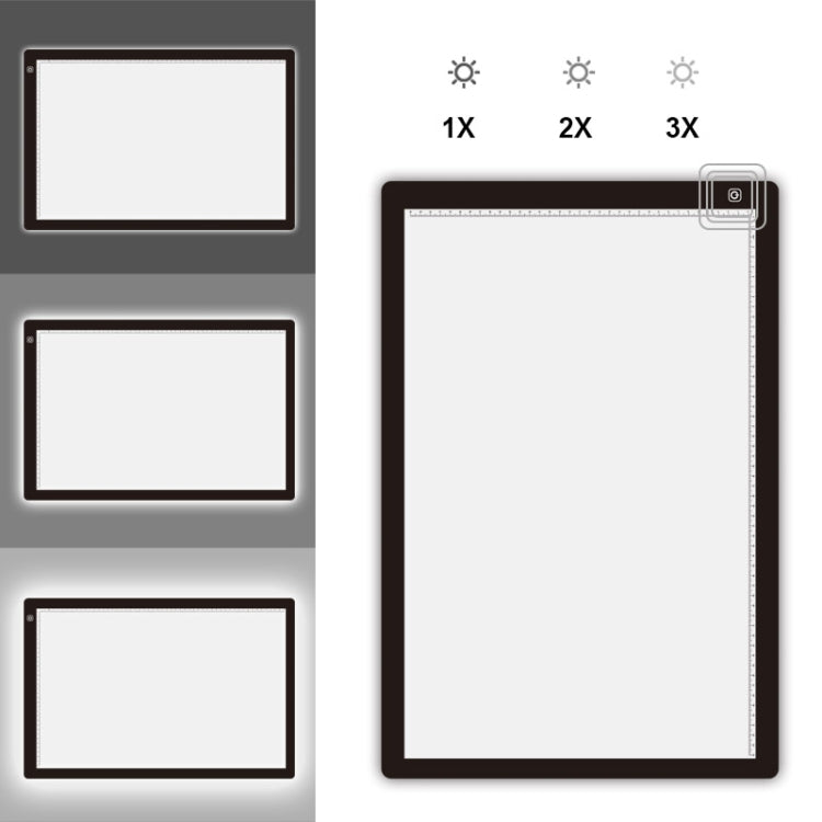 23W 12V LED Three Level of Brightness Dimmable A2 Acrylic Copy Boards Anime Sketch Drawing Sketchpad, US Plug -  by PMC Jewellery | Online Shopping South Africa | PMC Jewellery | Buy Now Pay Later Mobicred