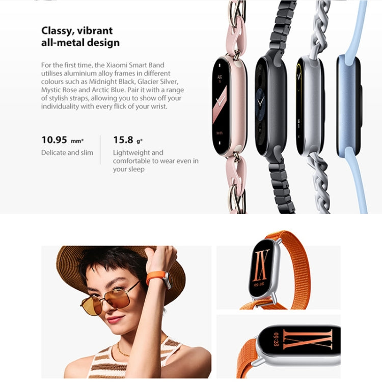 Original Xiaomi Smart Band 9 Global 1.62 inch AMOLED Screen 5ATM Waterproof Smart Watch, Support Blood Oxygen / Heart Rate Monitor (Black) - Wearable Devices by Xiaomi | Online Shopping South Africa | PMC Jewellery | Buy Now Pay Later Mobicred