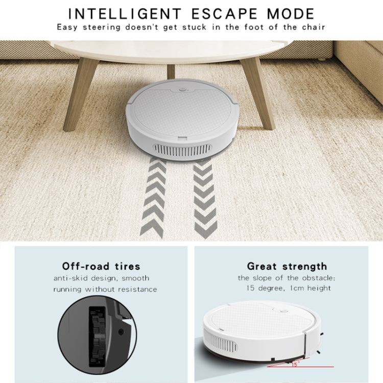 BOWAI OB8S Household Intelligent Path Charging Sweeping Robot (Black) - Robot Vacuum Cleaner by PMC TechLife | Online Shopping South Africa | PMC TechLife | Buy Now Pay Later Mobicred