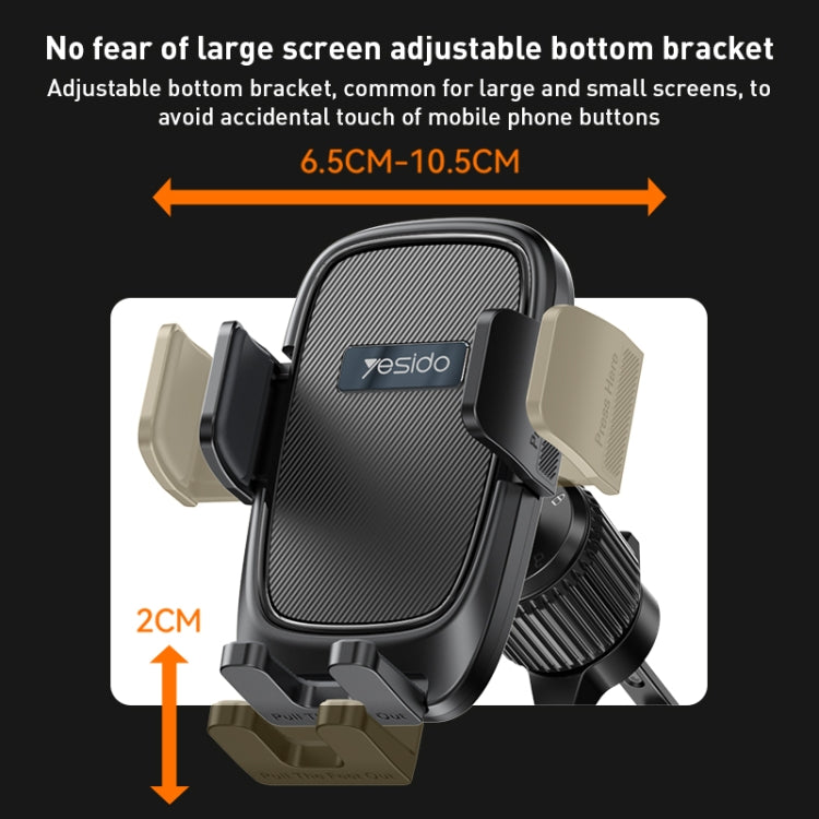 Yesido C241 Adjustable Car Air Vent Mobile Phone Holder - Car Holders by Yesido | Online Shopping South Africa | PMC Jewellery | Buy Now Pay Later Mobicred