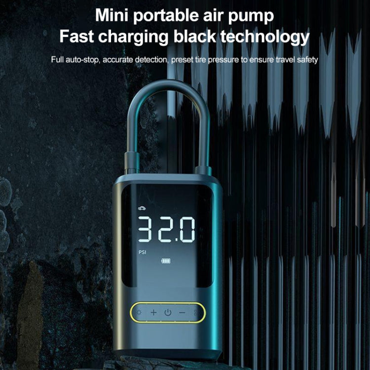 ATJ-8466 Portable Car Tire Air Pump Digital Display Wireless Electric Air Pump, Style: Dual Power - Inflatable Pump by PMC Jewellery | Online Shopping South Africa | PMC Jewellery | Buy Now Pay Later Mobicred