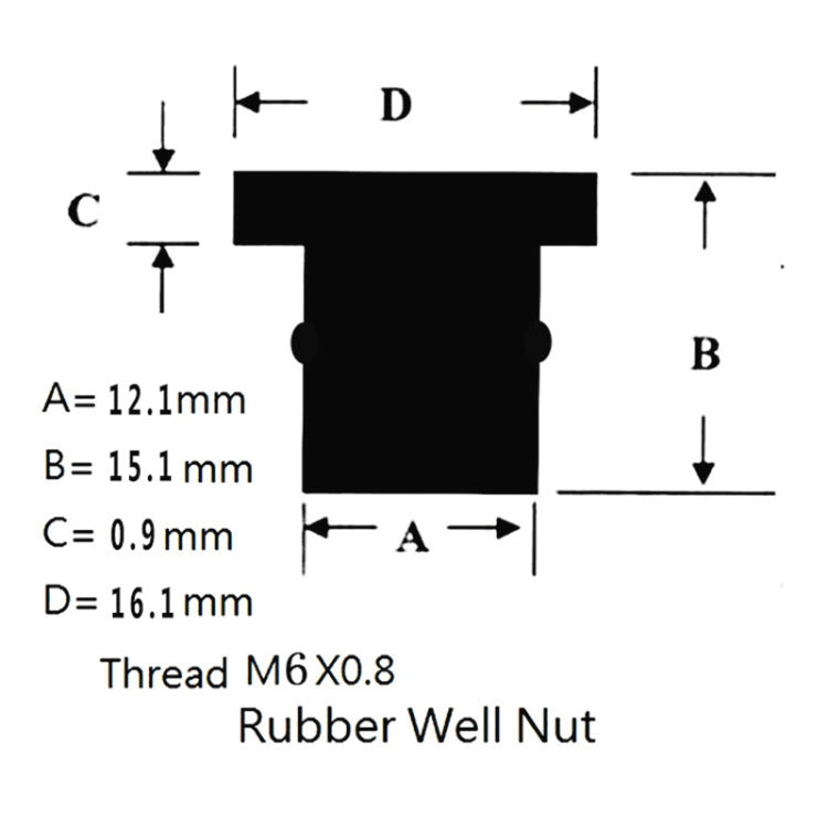 20 in 1 M6 Universal Motorcycle Windshield Brass Nuts - Replacement Parts by PMC TechLife | Online Shopping South Africa | PMC TechLife | Buy Now Pay Later Mobicred