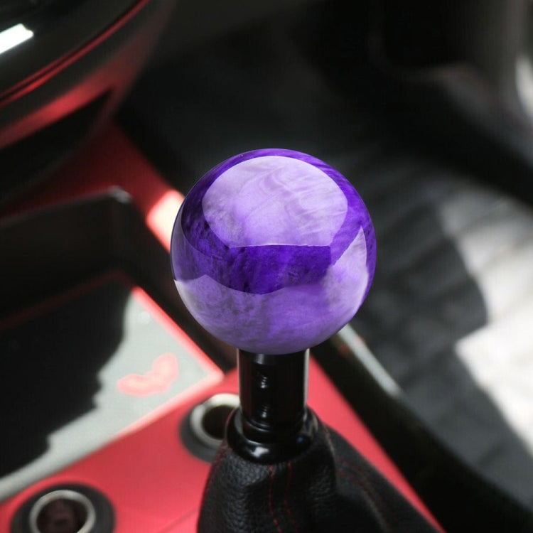 Car Modified Marble Star Gear Head Shifter Cover with Adapter (Purple) - Shift Knob by PMC Jewellery | Online Shopping South Africa | PMC Jewellery | Buy Now Pay Later Mobicred