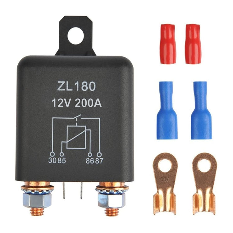 12V 200A Car Start Relay with Accessories - Relays by PMC Jewellery | Online Shopping South Africa | PMC Jewellery | Buy Now Pay Later Mobicred