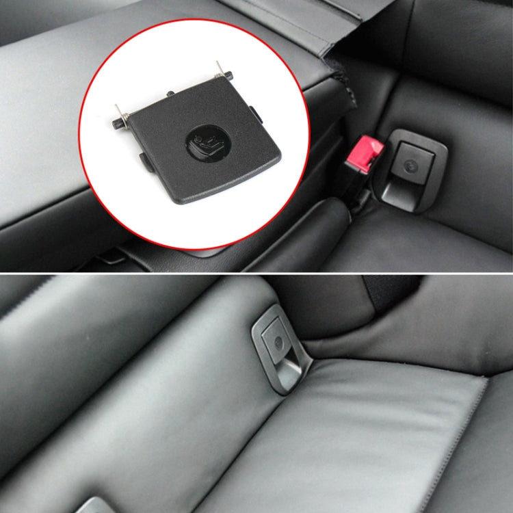 For BMW 3 Series E92 Left Driving Car Child Safety Seat Isofix Switch Cover 5220 6970 744-1(Black) - Seat Accessories by PMC Jewellery | Online Shopping South Africa | PMC Jewellery