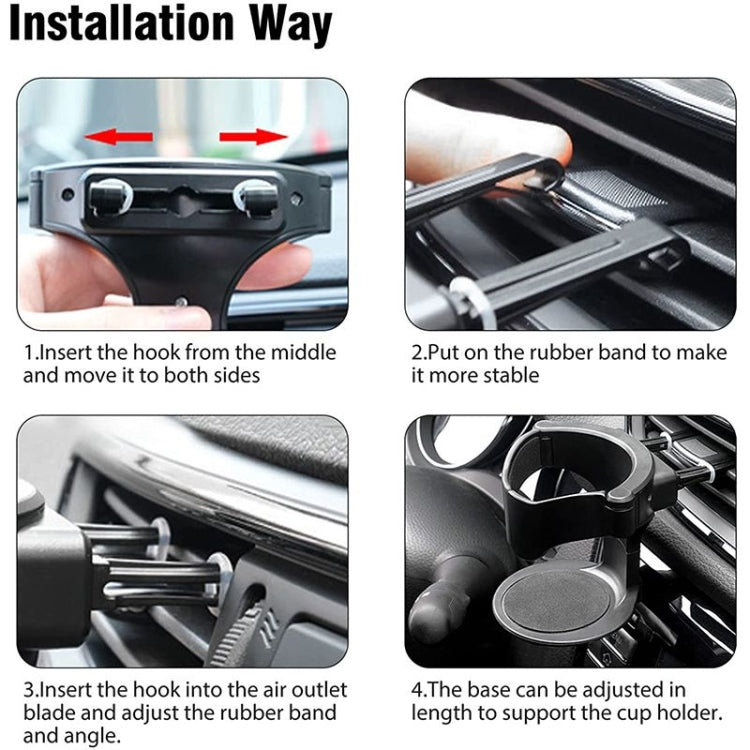 Car Air Conditioner Air Outlet Water Cup Fixing Holder - Car Drink Holders by PMC Jewellery | Online Shopping South Africa | PMC Jewellery