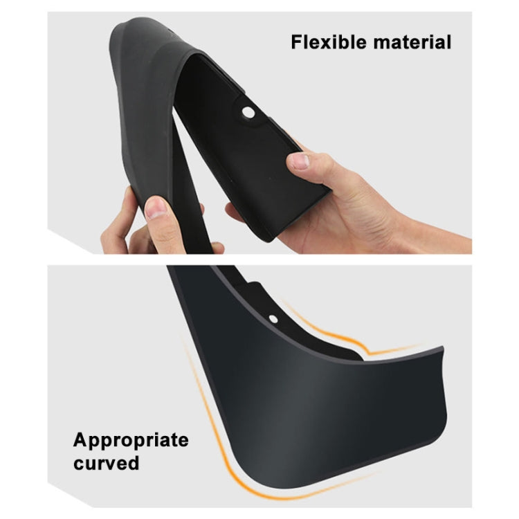 For Changan UNI-K 2021-2022 4pcs/Set Car Auto Soft Plastic Splash Flaps Fender Guard - Mudguards by PMC TechLife | Online Shopping South Africa | PMC TechLife | Buy Now Pay Later Mobicred