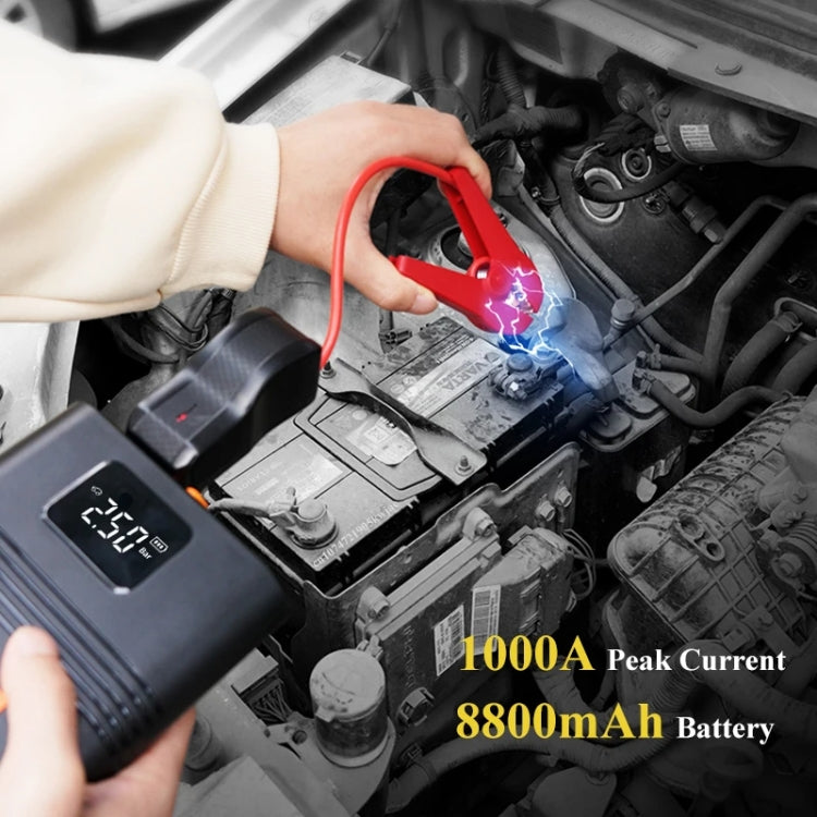 D7L 8800mAh Multifunctional Car Emergency Start Power Supply Air Pump Integrated Machine - Power Bank by PMC Jewellery | Online Shopping South Africa | PMC Jewellery