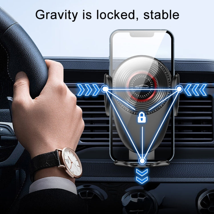 M8 Universal Car Mechanical Gravity Air Outlet Phone Navigation Holder - Car Holders by PMC Jewellery | Online Shopping South Africa | PMC Jewellery | Buy Now Pay Later Mobicred