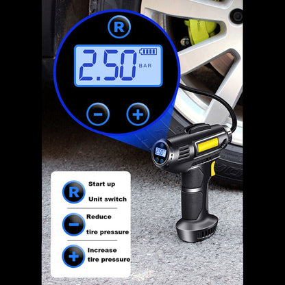 Car Portable Mini Wired Digital Display Tire Inflator Pump - Inflatable Pump by PMC Jewellery | Online Shopping South Africa | PMC Jewellery