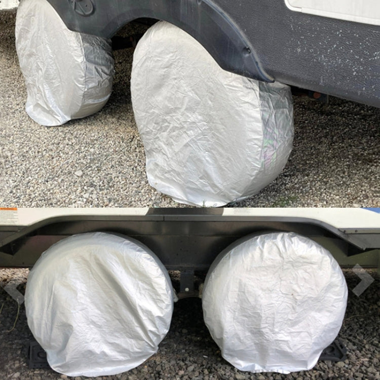 4pcs / Set Car Tire 420D Oxford Cloth Protective Cover, Diameter: 68-73cm, Width: 32cm - free shipping - PMC TechLife - Order now!