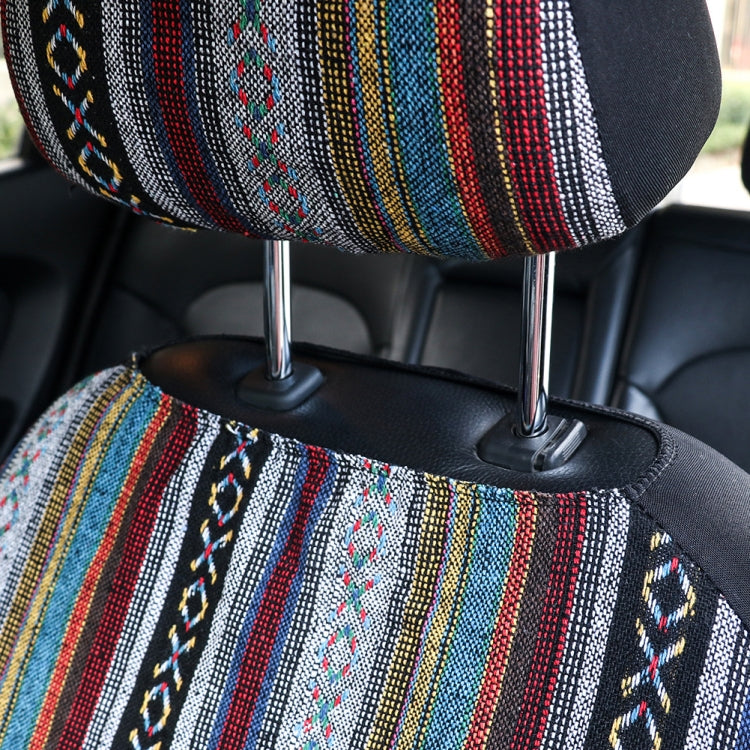 TIROL T25941 General Car Ethnic Style Double Front Seat Protective Cover - Seat Accessories by TIROL | Online Shopping South Africa | PMC Jewellery | Buy Now Pay Later Mobicred