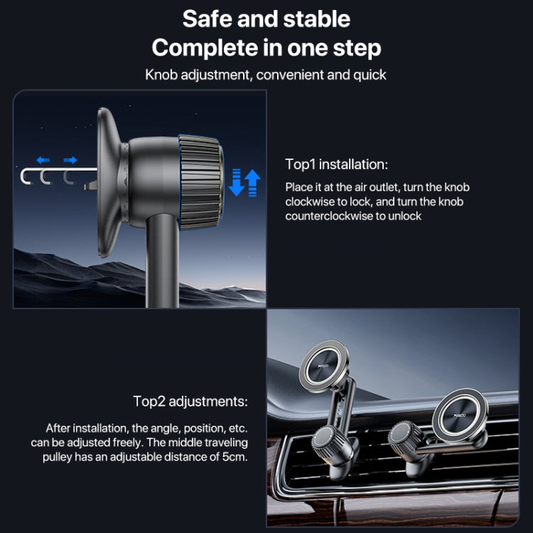 Yesido C168 MagSafe Magnetic Car Air Vent Phone Holder - free shipping - PMC TechLife - Order now!