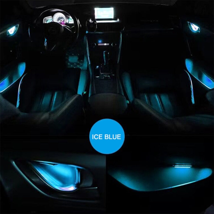 Car 4 in 1 LED Ambient Light Door Decorative Light (Yellow Light) - Door Lights by PMC Jewellery | Online Shopping South Africa | PMC Jewellery | Buy Now Pay Later Mobicred