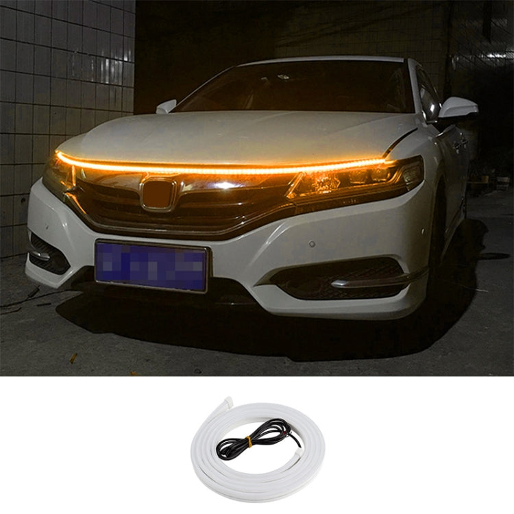 1.8m Car Daytime Running Super Bright Decorative LED Atmosphere Light (Yellow Light) - Decorative Lights by PMC Jewellery | Online Shopping South Africa | PMC Jewellery | Buy Now Pay Later Mobicred