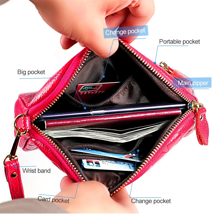 2026 Multifunctional Litchi Texture Women Large Capacity Hand Wallet Shell bag with Card Slots(Black) - Wallets by PMC Jewellery | Online Shopping South Africa | PMC Jewellery | Buy Now Pay Later Mobicred