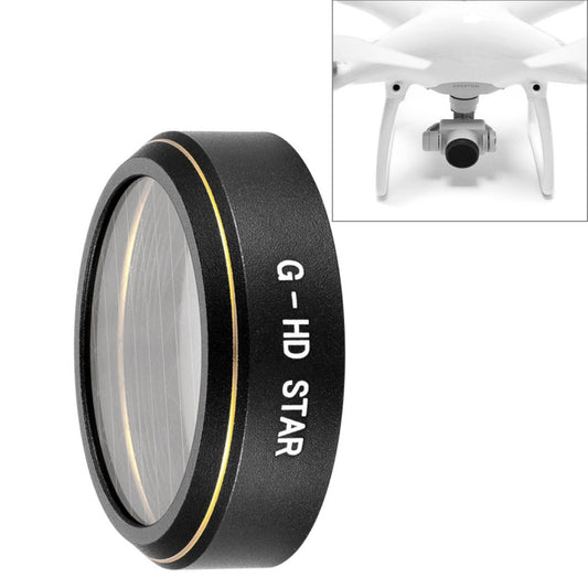 HD Drone Star Effect 6-Point Lens Filter for DJI Phantom 4 Pro - Phantom Lens Filter by PMC Jewellery | Online Shopping South Africa | PMC Jewellery | Buy Now Pay Later Mobicred