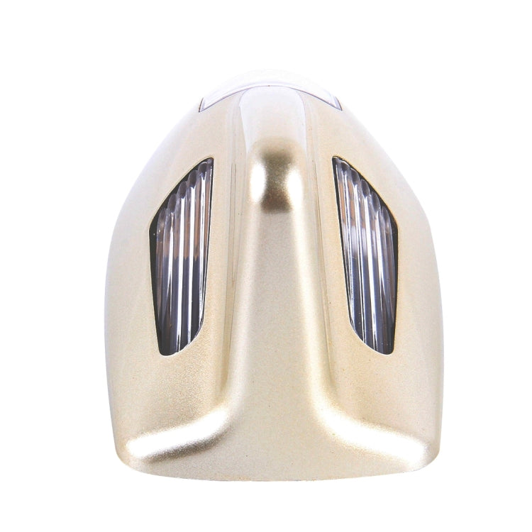 Solar Colorful Light Anti Collision Shark Fin Car Taillight LED Flash Warning Light Caution Light(Gold) - Warning Lights by PMC TechLife | Online Shopping South Africa | PMC TechLife | Buy Now Pay Later Mobicred