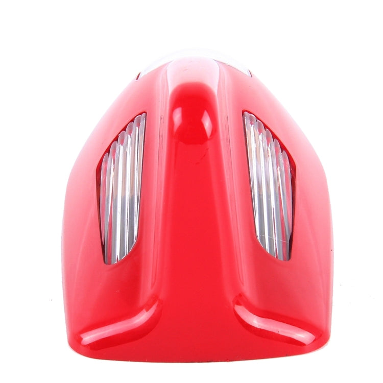 Solar Colorful Light Anti Collision Shark Fin Car Taillight LED Flash Warning Light Caution Light(Red) - Warning Lights by PMC TechLife | Online Shopping South Africa | PMC TechLife | Buy Now Pay Later Mobicred