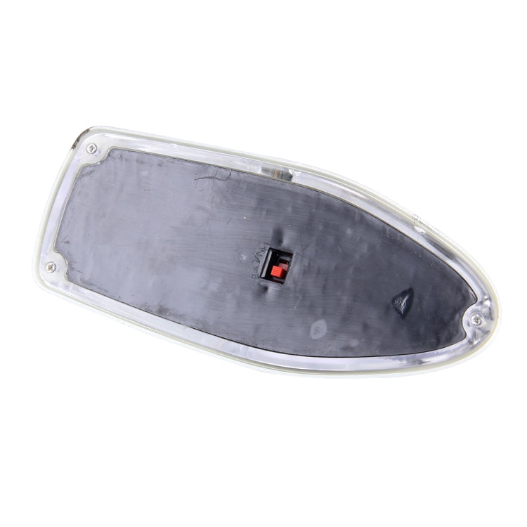 Solar Colorful Light Anti Collision Shark Fin Car Taillight LED Flash Warning Light Caution Light(Silver) - Warning Lights by PMC TechLife | Online Shopping South Africa | PMC TechLife | Buy Now Pay Later Mobicred