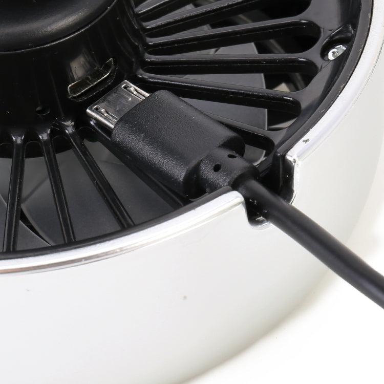 Portable Car Electric Cooling Fan with Base(Silver) - Heating & Fans by PMC TechLife | Online Shopping South Africa | PMC TechLife | Buy Now Pay Later Mobicred