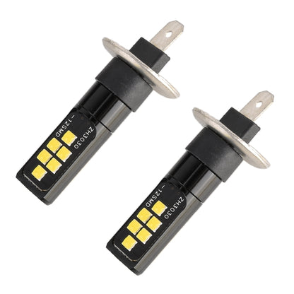 2 PCS H1 DC9-16V / 3.5W / 6000K / 320LM Car Auto Fog Light 12LEDs SMD-ZH3030 Lamps, with Constant Current (White Light) - Fog / Driving Lights by PMC Jewellery | Online Shopping South Africa | PMC Jewellery