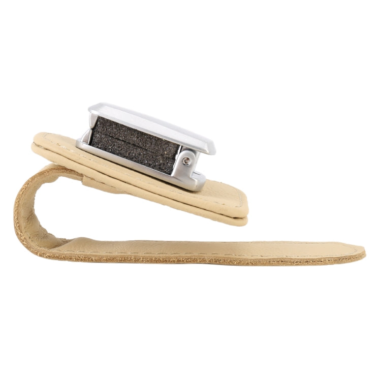 Car Multi-functional Sunglasses Clip Holder(Beige) - Sunglasses & Glasses Clips by PMC TechLife | Online Shopping South Africa | PMC TechLife | Buy Now Pay Later Mobicred