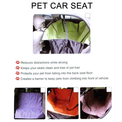 Nonslip Folding Car Rear Back Seat Cover Pet Cat Dog Cushion Mat, Size: 195 x 135 x 0.2 cm(Khaki) - Seat Accessories by PMC Jewellery | Online Shopping South Africa | PMC Jewellery | Buy Now Pay Later Mobicred