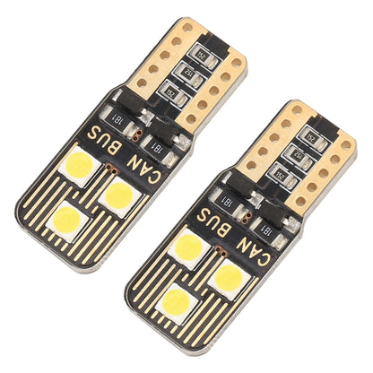 2 PCS T10 / W5W / 168 / 194 DC12V / 1.6W / 6000K / 110LM 6LEDs SMD-3030 Car Clearance Light, with Decoder (White Light) - Clearance Lights by PMC Jewellery | Online Shopping South Africa | PMC Jewellery | Buy Now Pay Later Mobicred