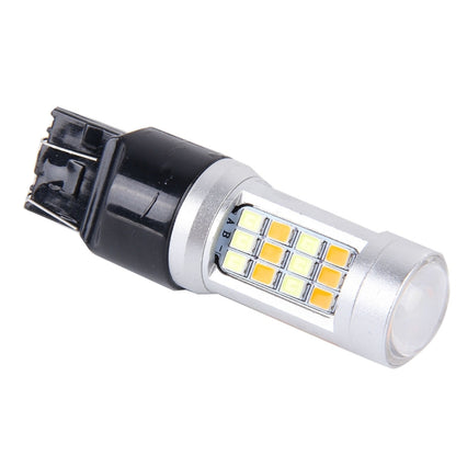 2 PCS T20/7443-42LED 20W 21*2835W+21*2835Y White+Yellow Light Turn Signal Light with Len. DC 12-24V - Arrow Turn Lights by PMC Jewellery | Online Shopping South Africa | PMC Jewellery | Buy Now Pay Later Mobicred