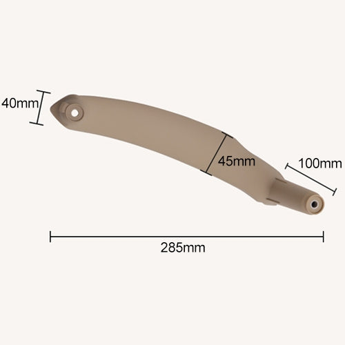 Car Interior Left Handle Inner Door Armrest Panel Pull 51416969401 for BMW X5 / X6, Left Drive(Beige) - Door Handles by PMC TechLife | Online Shopping South Africa | PMC TechLife | Buy Now Pay Later Mobicred
