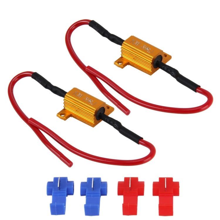 2 PCS Car Canbus Error Canceller Decoder Load Resistor LED 10W 39 Ohm No Blinking Decoder - Headlight Ballast by PMC TechLife | Online Shopping South Africa | PMC TechLife | Buy Now Pay Later Mobicred