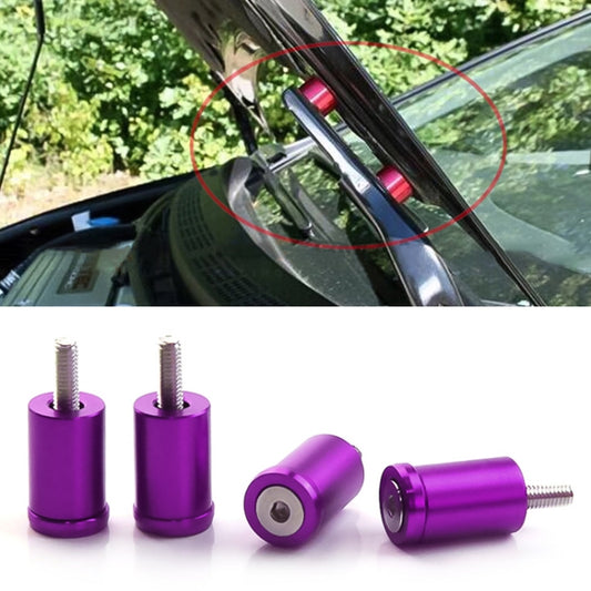 4 PCS Car Modified Isolation Column Engine Cover Blocked Up Screw Engine Turbine Ventilation Gasket Screw Washer (Purple) - Nuts & Bolts by PMC Jewellery | Online Shopping South Africa | PMC Jewellery | Buy Now Pay Later Mobicred