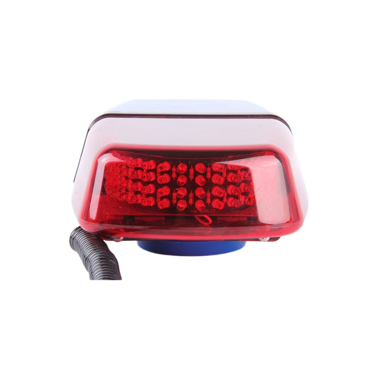 25W 240 LEDs Red Light + Blue Light Waterproof Strobe Light Dome Warning Light, DC 12V， Wire Length: 60cm - Warning Lights by PMC Jewellery | Online Shopping South Africa | PMC Jewellery | Buy Now Pay Later Mobicred