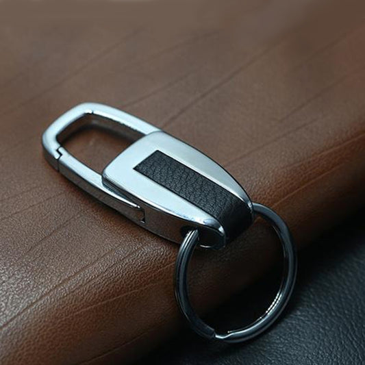 Single Ring Metal Leather Key Chain Metal Car Key Ring Multi-functional Tool Key Holder Key Chains Rings Holder For Car Key Rings - Key Rings by PMC Jewellery | Online Shopping South Africa | PMC Jewellery