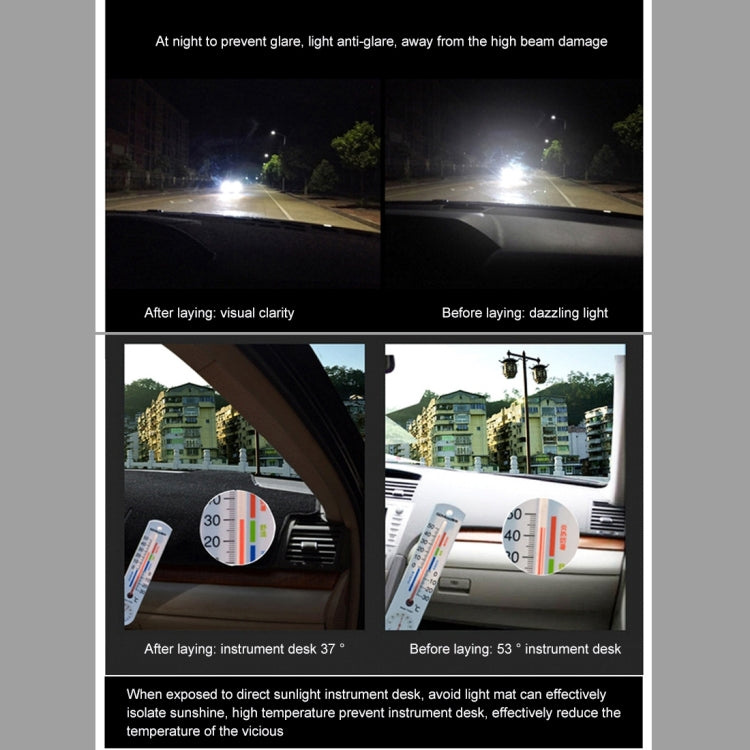 Car Light Instrument Panel Sunscreen Dark Mats Cover for Venucia B50 / R50(Red) - Sound & Heat Insulation Cotton by PMC TechLife | Online Shopping South Africa | PMC TechLife | Buy Now Pay Later Mobicred