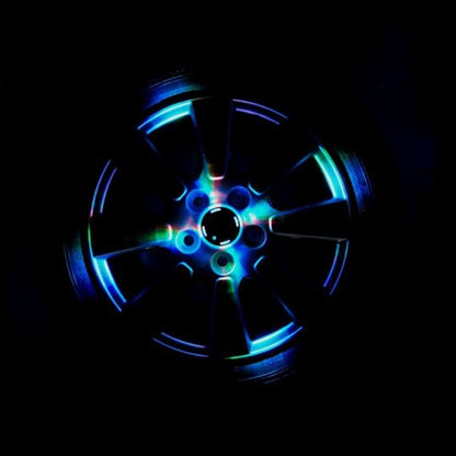 4 PCS Solar High Power Car LED Colorful Wheel Lights(Colorful Light) - Decorative Lights by PMC Jewellery | Online Shopping South Africa | PMC Jewellery | Buy Now Pay Later Mobicred