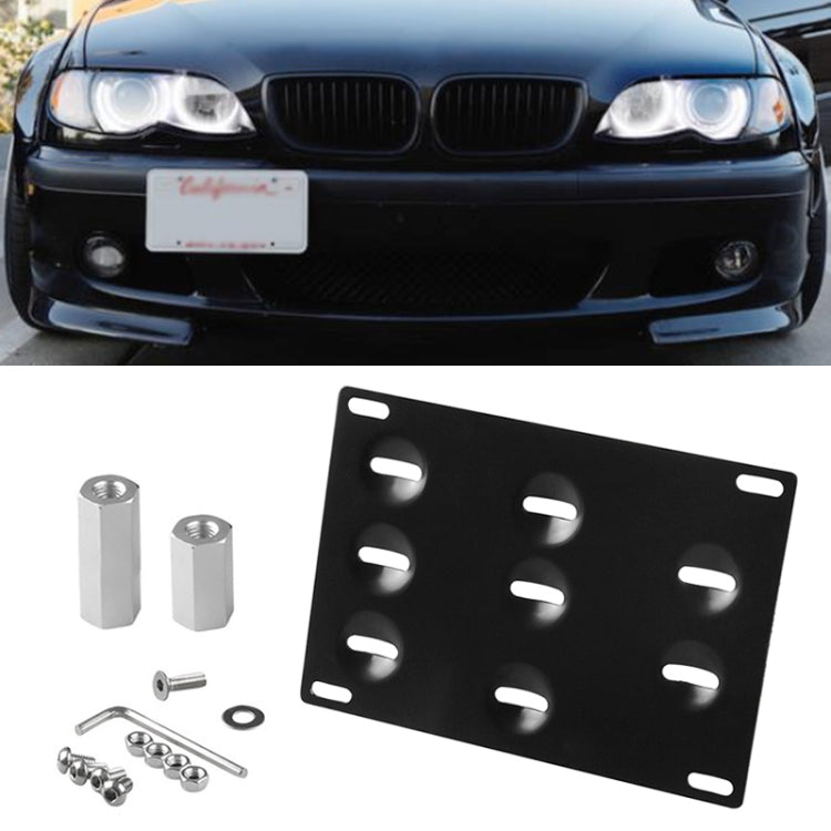 Car Front Bumper Tow Hook License Plate Mounting Bracket Holder for Mercedes-Benz 2008 - License Plate Covers & Frames by PMC Jewellery | Online Shopping South Africa | PMC Jewellery | Buy Now Pay Later Mobicred