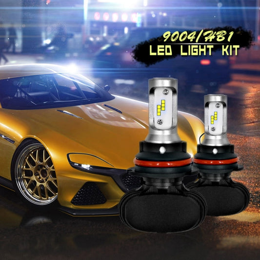 2 PCS 9004 IP65 Waterproof White Light 12 CSP LED Car Headlight Bulb,  9-36V / 18W, 6000K / 2000LM - LED Headlamps by PMC Jewellery | Online Shopping South Africa | PMC Jewellery | Buy Now Pay Later Mobicred