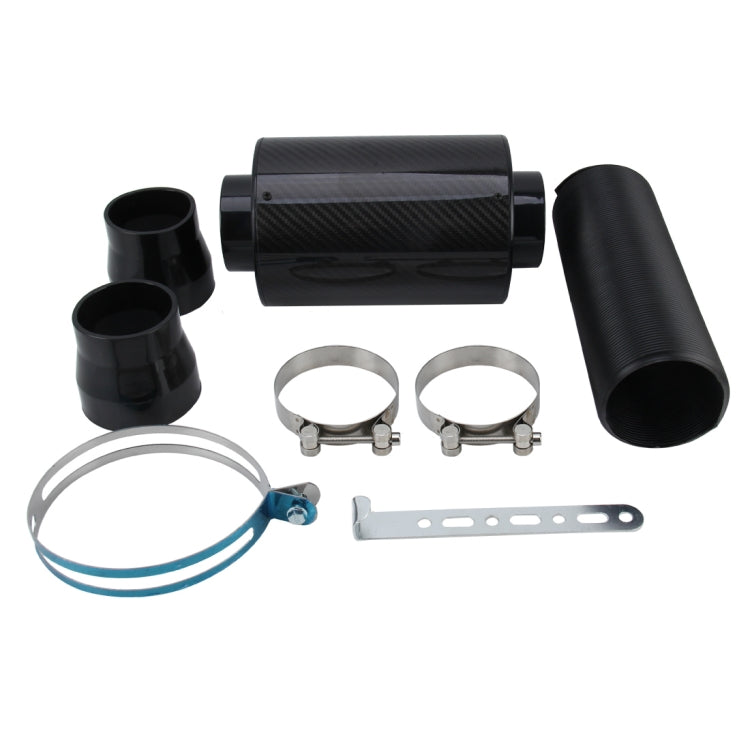 Universal Air Intakes Short Cold Racing Aluminium Air Intake Pipe Hose High Flow Cold Air Extension System Air Filter - Air Intake System by PMC Jewellery | Online Shopping South Africa | PMC Jewellery