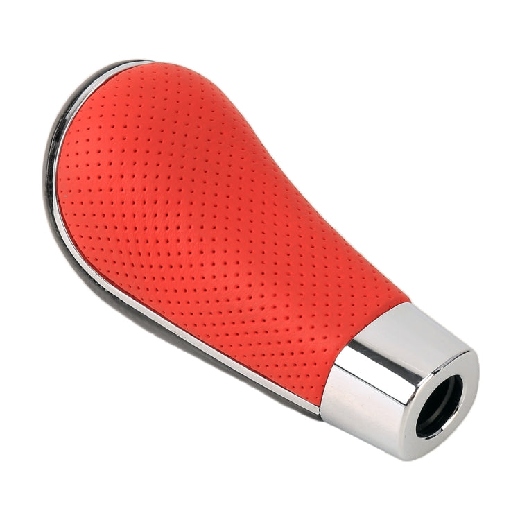 Universal Carbon Fiber Texture Leather Hole Pattern Car Gear Shift Knob Modified Shifter Lever Knob - Shift Knob by PMC TechLife | Online Shopping South Africa | PMC TechLife | Buy Now Pay Later Mobicred