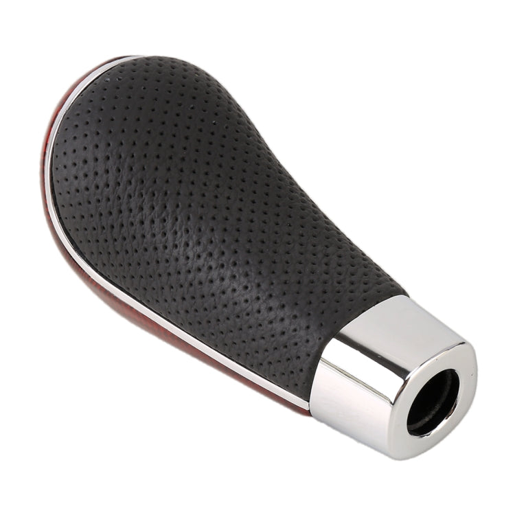 Universal Carbon Fiber Texture Leather Hole Pattern Car Gear Shift Knob Modified Shifter Lever Knob - Shift Knob by PMC TechLife | Online Shopping South Africa | PMC TechLife | Buy Now Pay Later Mobicred