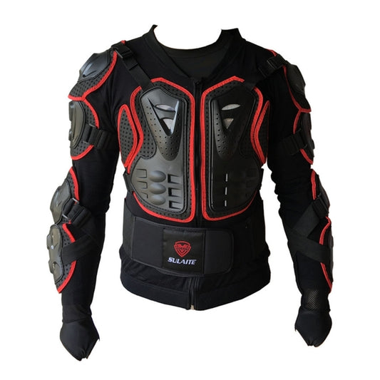 SULAITE BA-03 SUV Motorbike Bicycle Outdoor Sports Armor Protective Jacket, Size: XXXL(Red) - Protective Gear by SULAITE | Online Shopping South Africa | PMC Jewellery | Buy Now Pay Later Mobicred