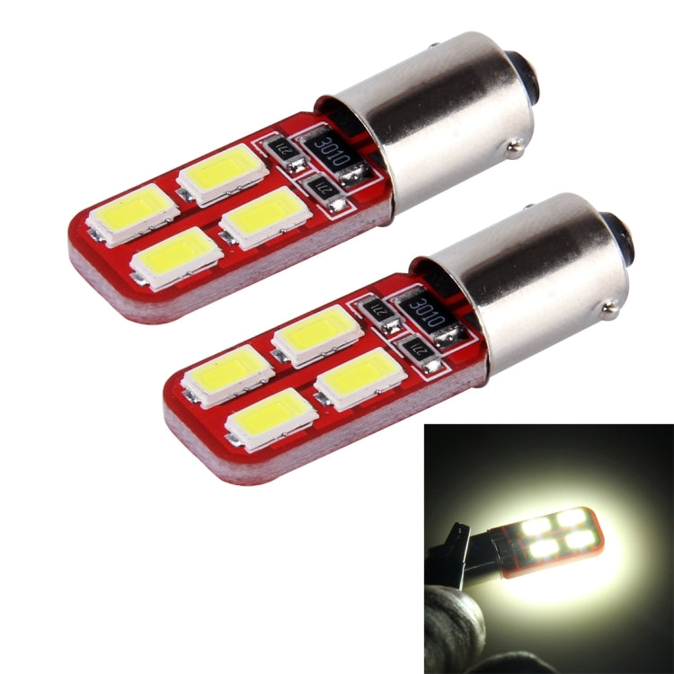 10 PCS BA9S 3W 200lm 6000K 8 SMD-5730 LEDs Car Clearance Light Lamp, DC 12V(White Light) - Clearance Lights by PMC Jewellery | Online Shopping South Africa | PMC Jewellery | Buy Now Pay Later Mobicred