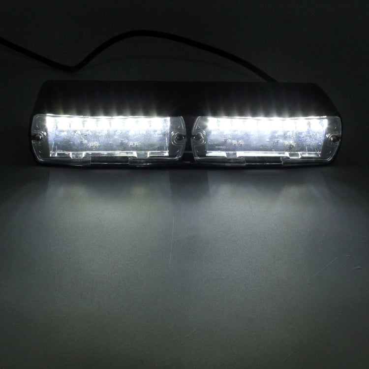 DC 12V 4.2W 16LEDs Crystal Lamp Beads Car Windshield Warning Lamp 18 Flash Patterns(Adjustable) - Warning Lights by PMC Jewellery | Online Shopping South Africa | PMC Jewellery | Buy Now Pay Later Mobicred